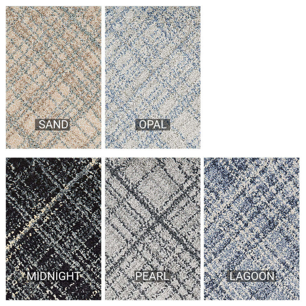 Lake Havasu Contemporary Area Rug, Lake Havasu, Lagoon, 10'x10'