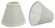 32119-2 Small Hardback Empire Chandelier Clip On Lamp Shade Pearl Linen 3"x6"x5"