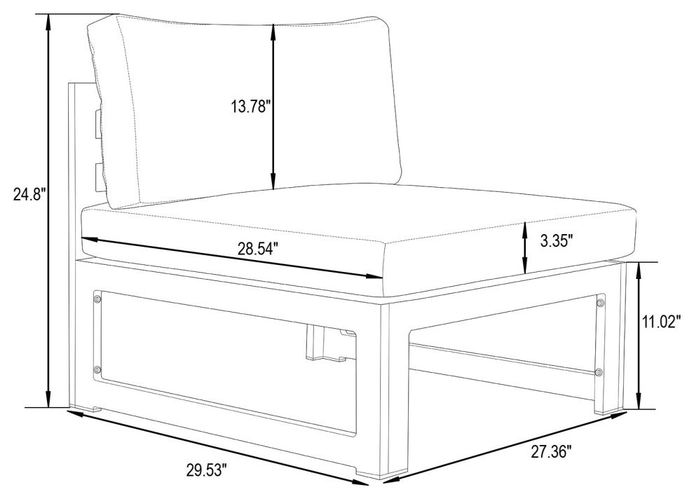 LeisureMod Chelsea 9-Piece Patio Sectional With Fire Pit Table, Green