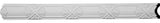 3 1/2"H x 1 1/8"P x 96"L Fairfax Panel Moulding