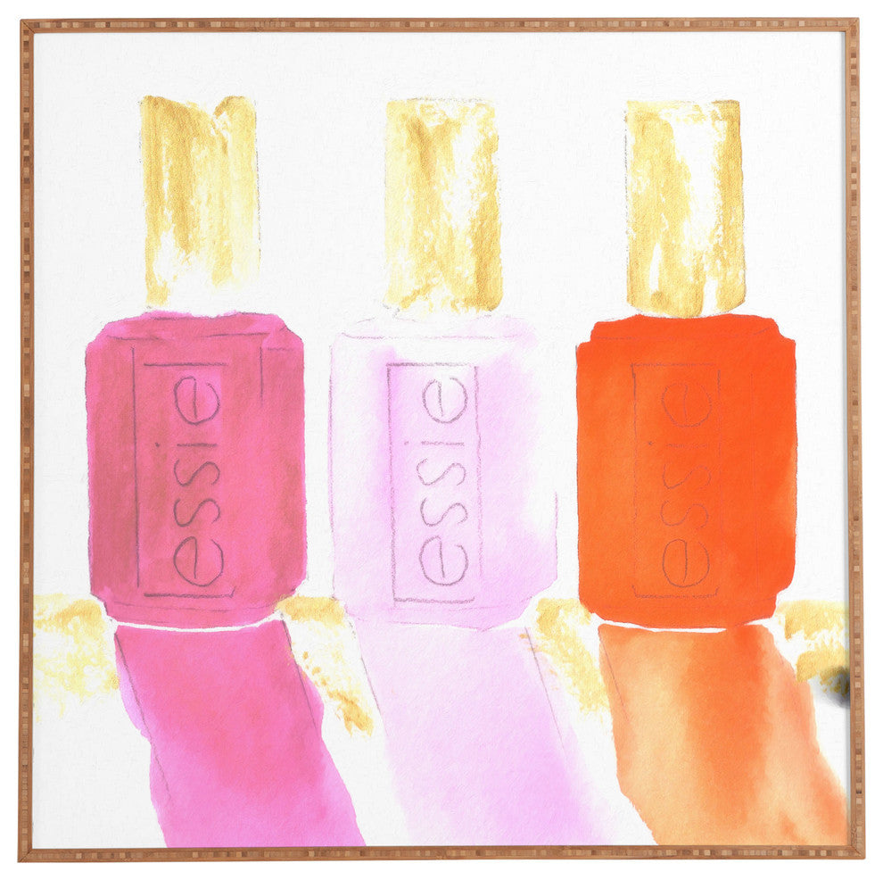 Laura Trevey Essie In Pink Framed Wall Art