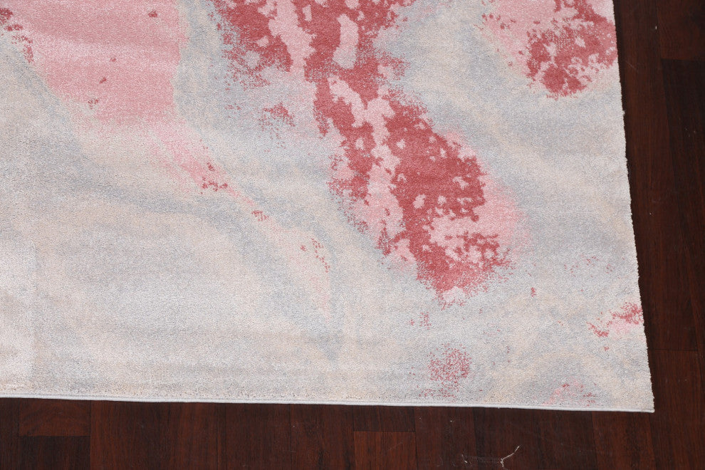 Turkish Abstract Oriental Transitional Rug Contemporary Carpet 10x10