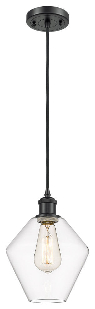 Innovations 516-1P-BK-G652-8-LED 1-Light Mini Pendant, Matte Black