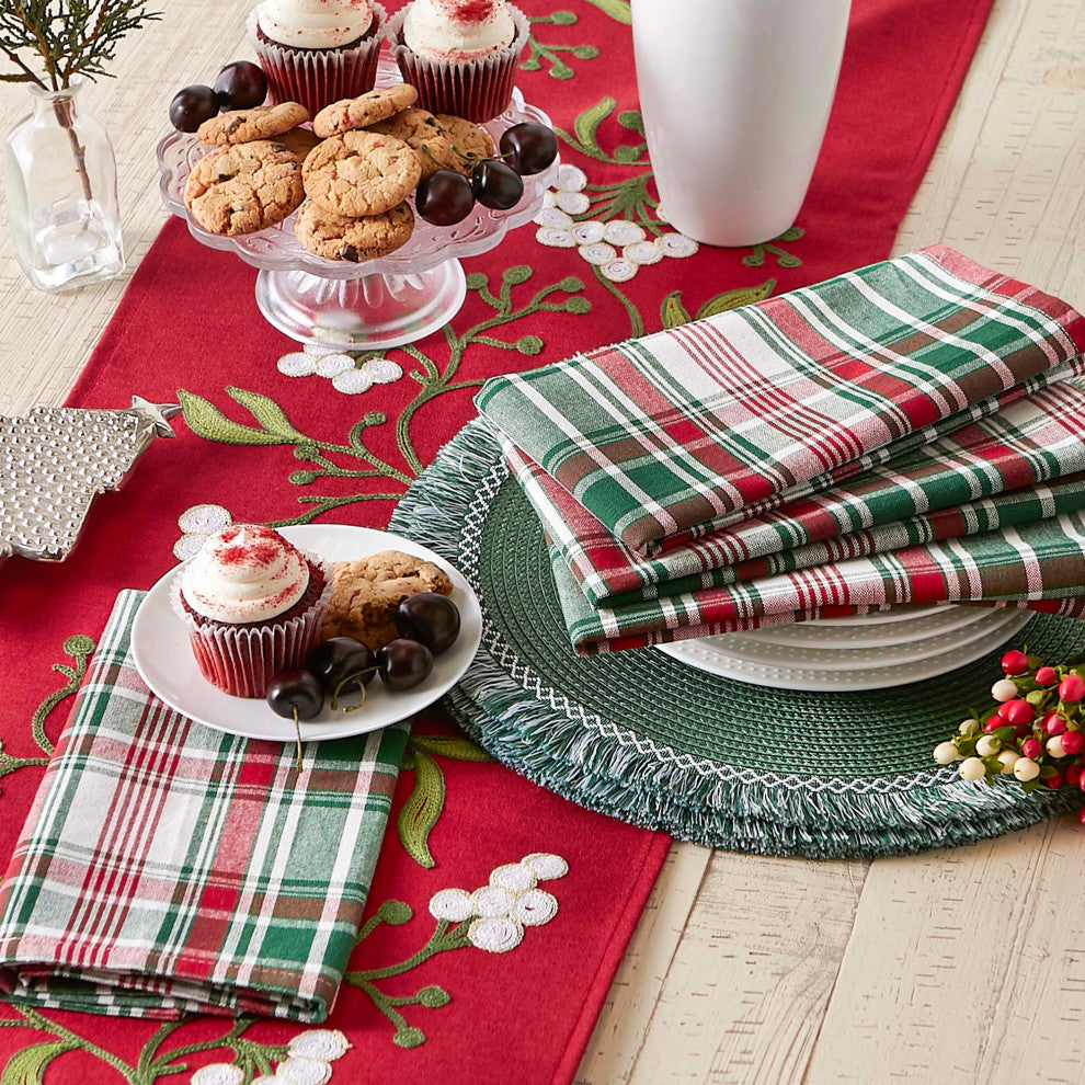 Yuletide Plaid Napkin (Set of 6)