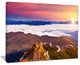 "Foggy Val Gardena Valley Panorama" Seashore Wall Art, 20"x12"