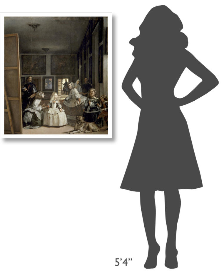 "The Family of Philip IV (Las Meninas)" Print by Diego Velazquez, 28"x32"