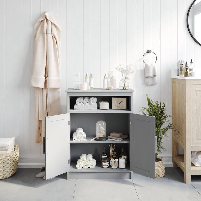 Vega Bathroom Storage Cabinet Organizer, Gray