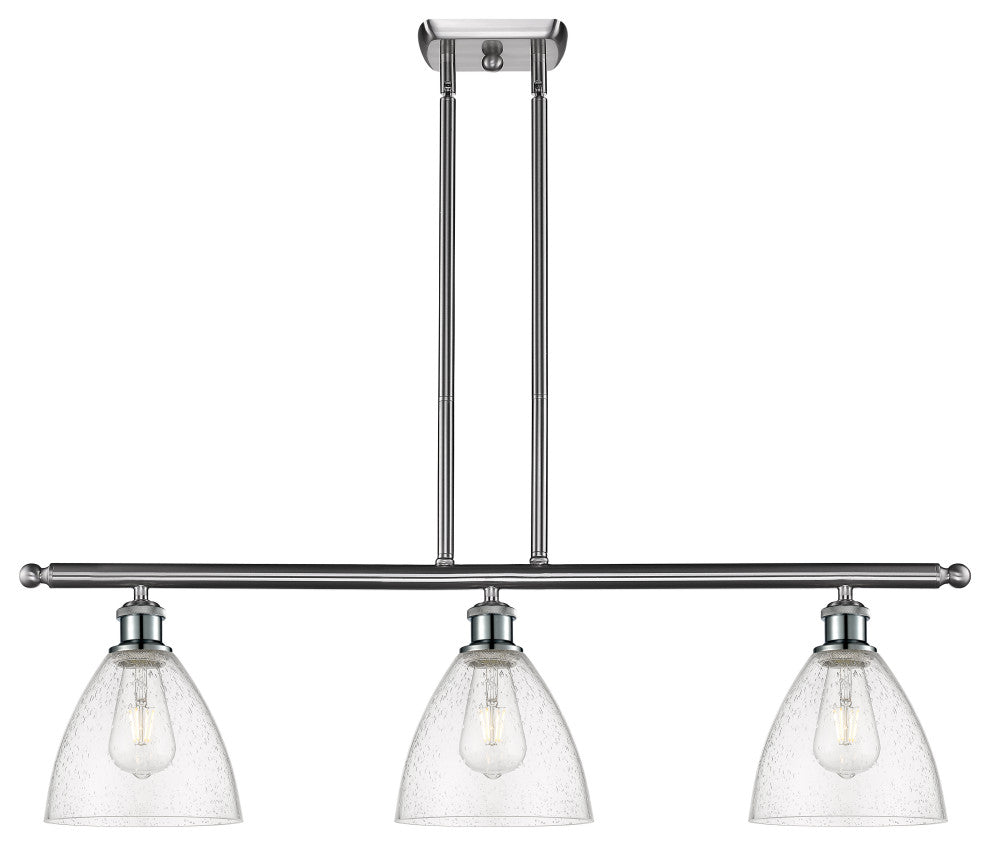Innovations 516-3I-SN-GBD-754-LED 3 Light Island Light, Brushed Satin Nickel