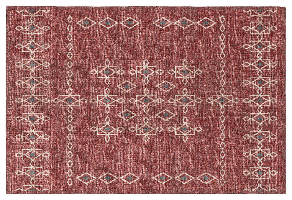 Indoor/Outdoor Sedona SN3 Paprika Machine Washable 1'8" x 2'6" Rug