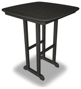 Polywood Nautical 31" Counter Table, Black