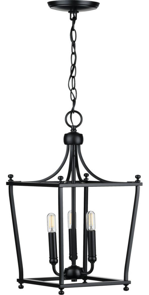 Parkhurst Collection Black 3-Light Foyer