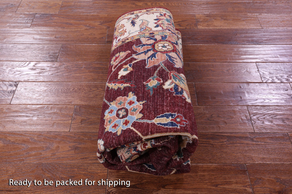 Persian Tabriz Handmade Wool Rug 4' 10" X 6' 8" - Q12761