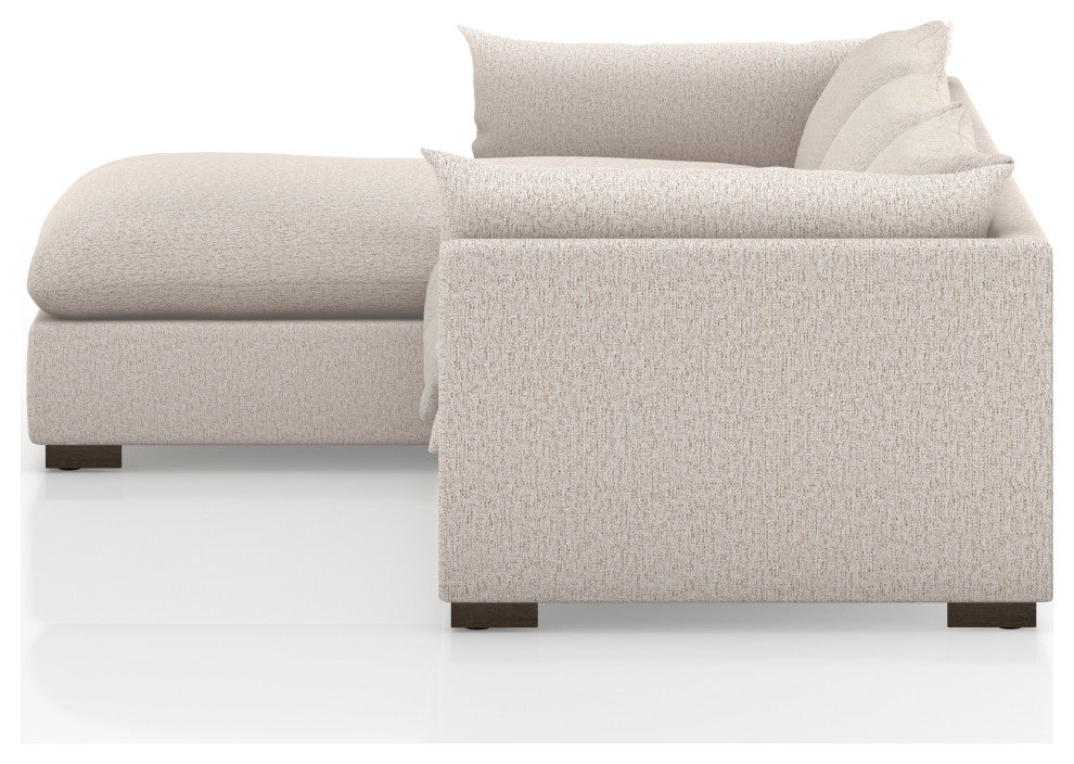 Westwood 2pc Laf Sectional-112''-Pebble