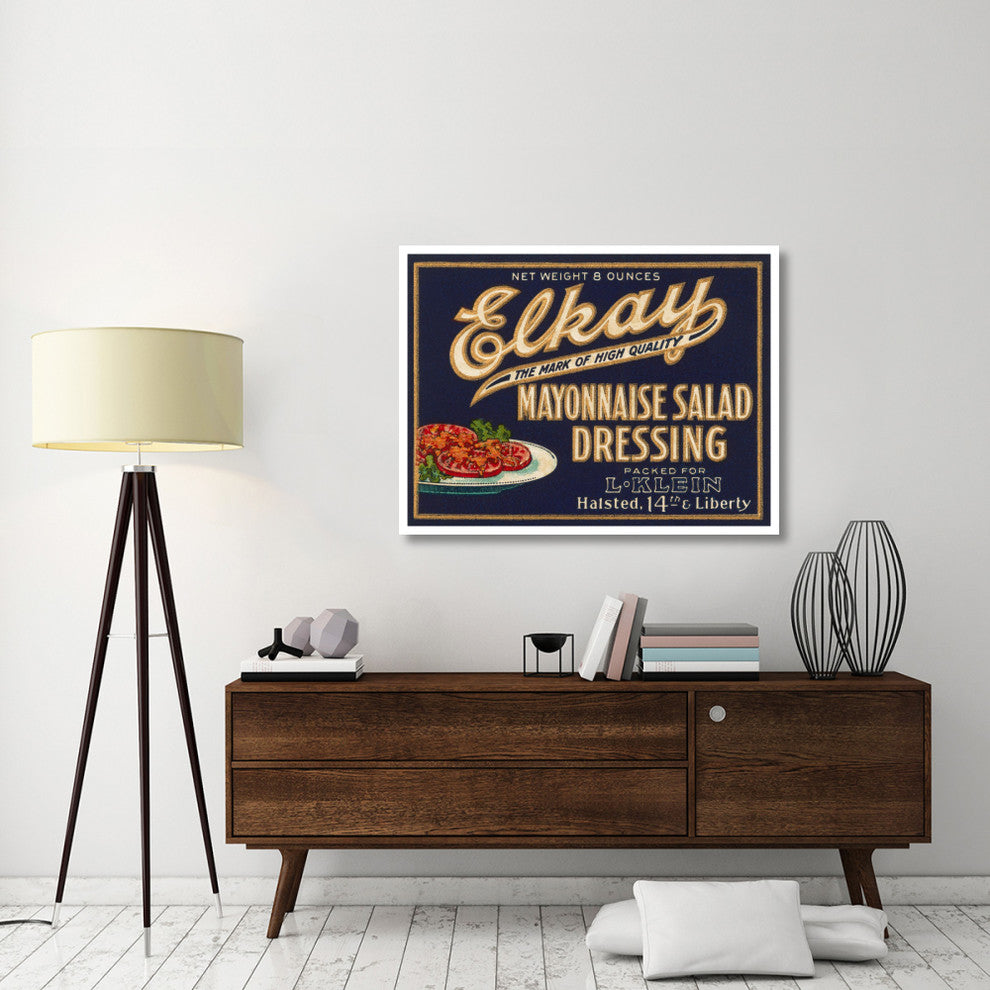 "Elkay Mayonnaise Salad Dressing" Digital Paper Print by Retrolabel, 46"x35"