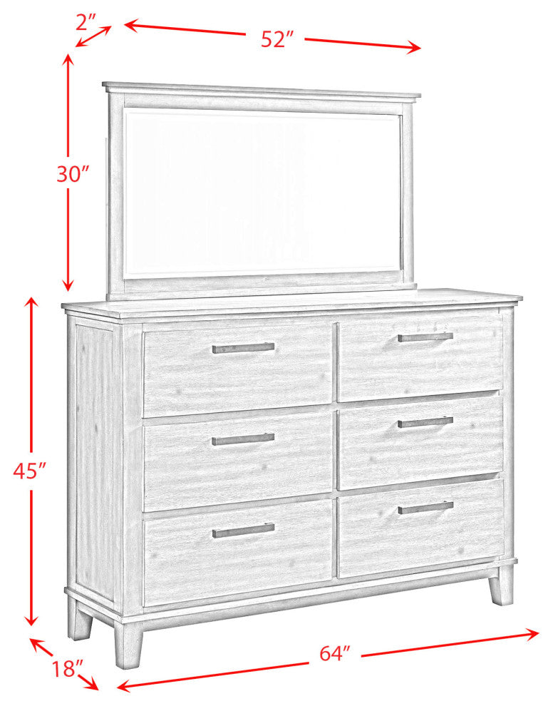 Picket House Jaxon King Storage 5 Piece Bedroom Set, Gray