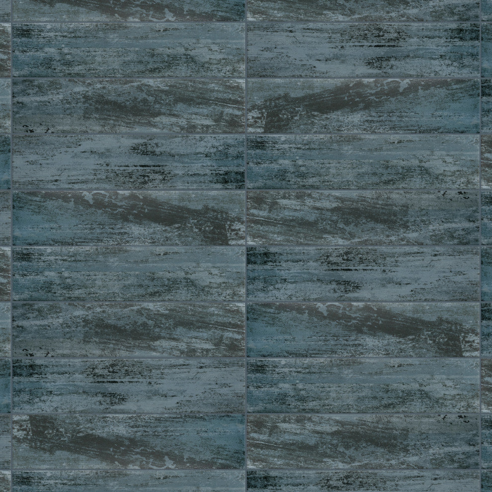 Cassis Black Porcelain Floor and Wall Tile Sample