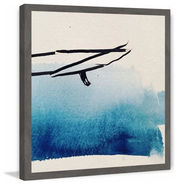 "Surfers Day" Framed Painting Print, 32"x32"