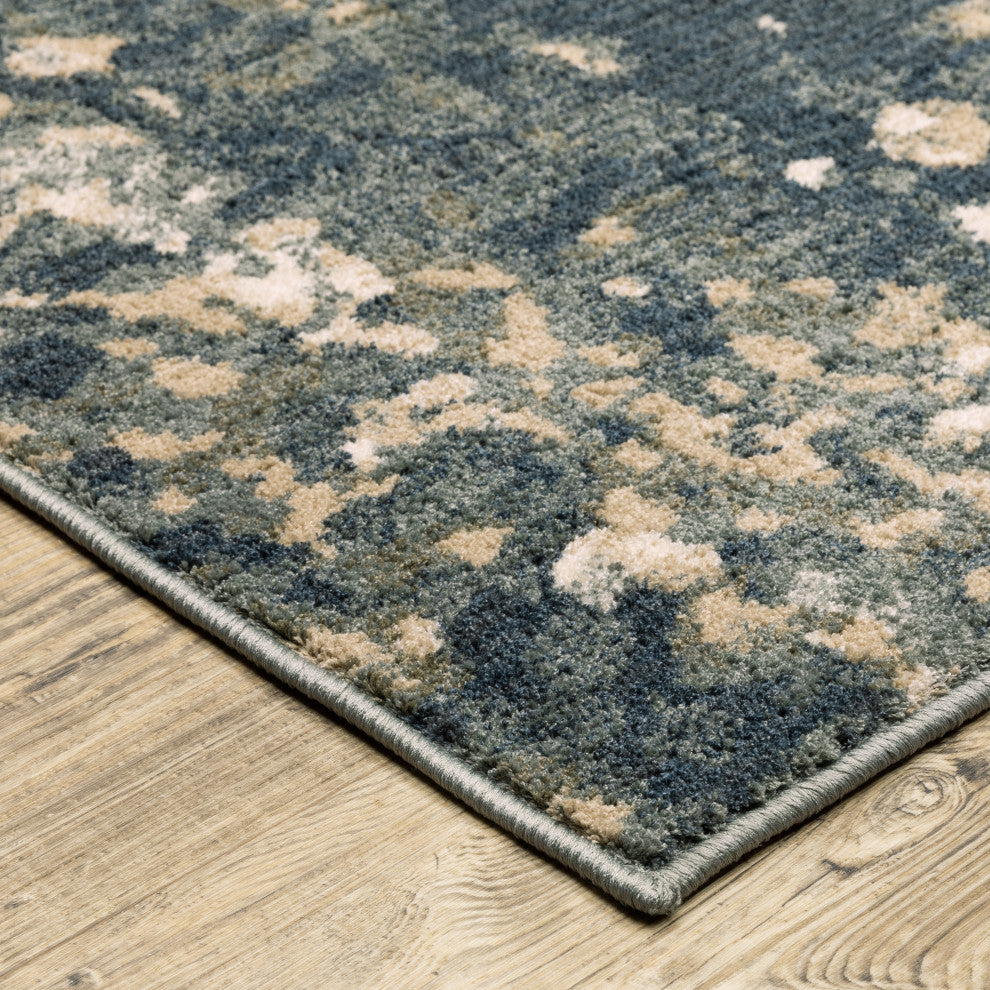 Oriental Weavers Fiona Indoor Rug Blue/ Beige 6'7" X 9'2"