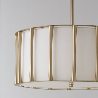 Capital Lighting 344641 Bodie 4 Light 25"W Drum Chandelier - Matte Brass