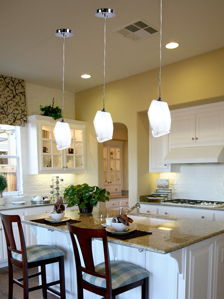 Dale Tiffany AH20213W Altair, 1 Light Mini Pendant 52 In and 8 In