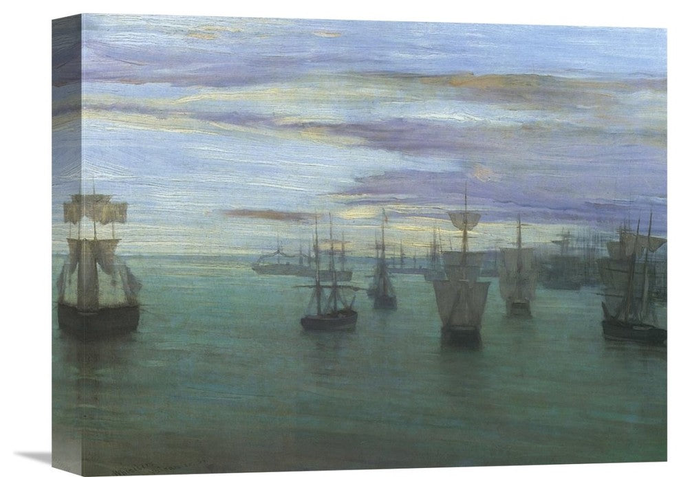 "Crepuscule In Flesh Colour And Green Valparaiso 1866" Artwork