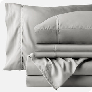 Bare Home 6-Piece Microfiber Sheet Set, Light Gray, King