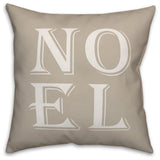 Noel 16"x16" Throw Pillow
