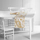 Edina Printed Cotton Table Runner and Placemats, Edina Yellow