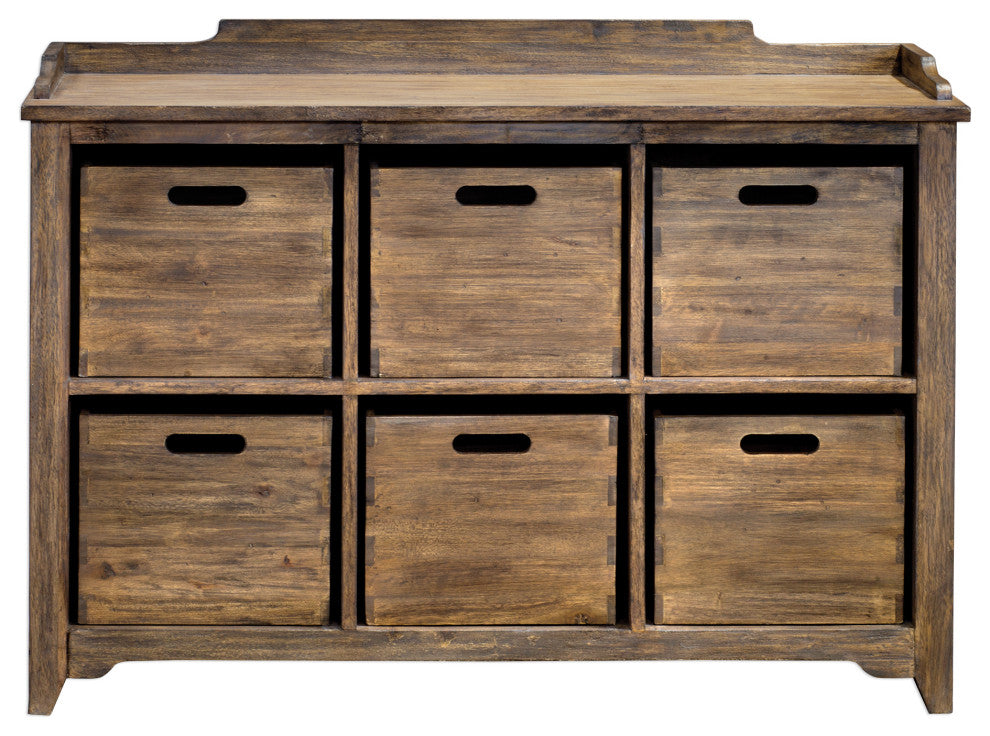 Uttermost Ardusin Driftwood Hobby Cupboard