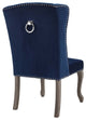 Navy Apprise French Vintage Dining Performance Velvet Side Chair