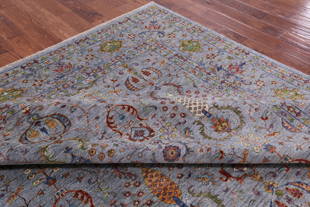 8' 3" X 10' 1" Hand Knotted Persian Tabriz Wool Rug Q10562