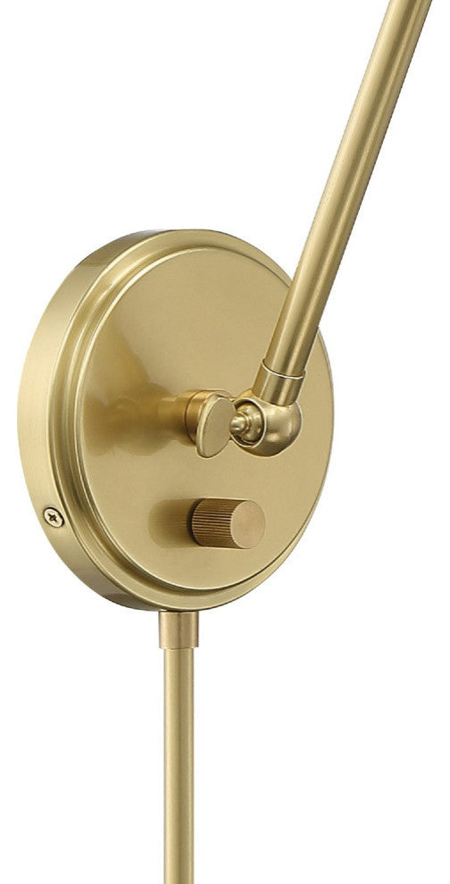 Crystorama MIT-A8020-AG, 1-Light Wall Mount, Aged Brass