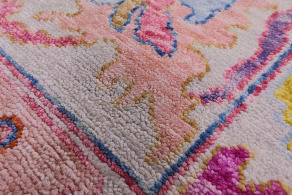 10' 0" X 13' 9" Hand Knotted Turkish Oushak Wool Rug - Q14784