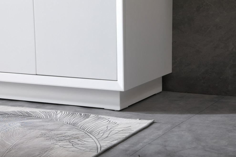 36" SIngle Bathroom Vanity, White