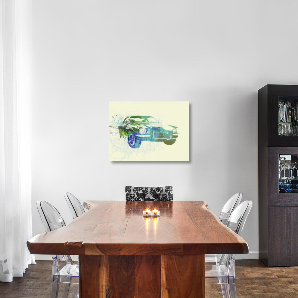 "Chevy Camaro Watercolor" Fine Art Print