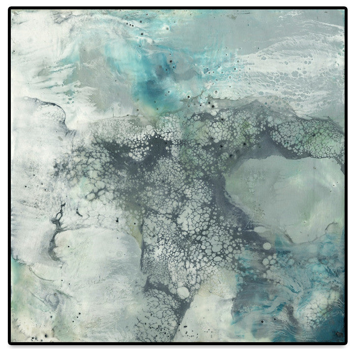 "Sea Lace I" Oversized Framed Canvas, 45" x 45"