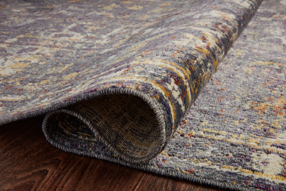 Chris Loves Julia x Loloi Rosemarie Graphite/Multi 11'-6" x 15'-6" Area Rug