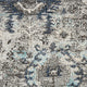 Nourison American Manor 2'2" x 7'6" Grey Bordered Indoor Rug