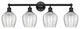 Innovations 616-4W-BK-G462-6 4 Light 32.75" Bath Vanity Light, Matte Black