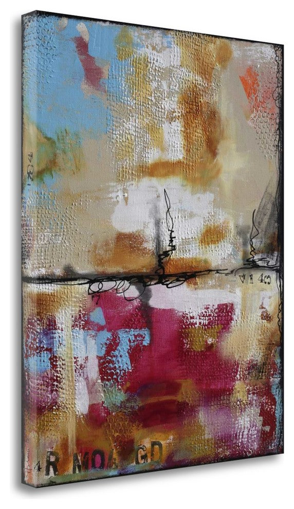 "Fabstract" By Denise Braun, Giclee Print on Gallery Wrap Canvas, Ready to Hang