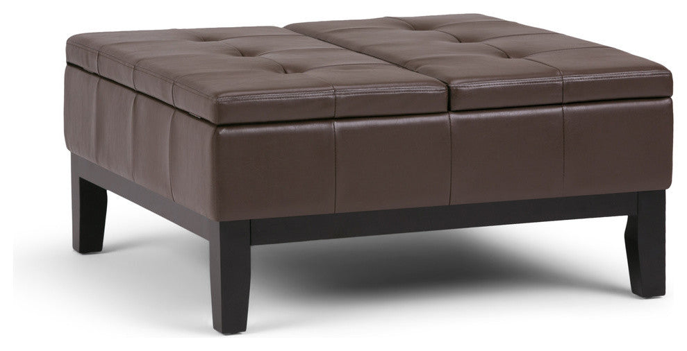 Dover Square Coffee Table Storage Ottoman
