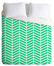 Deny Designs Rebecca Allen Turquoise Bliss Duvet Cover - Lightweight