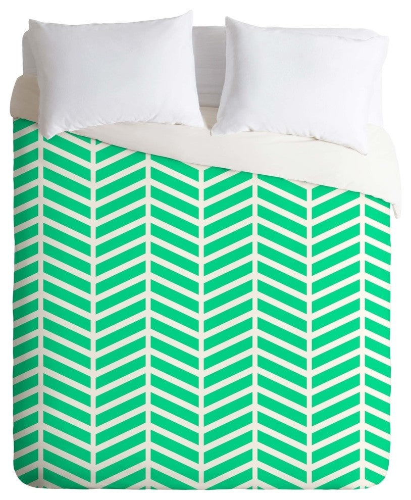 Deny Designs Rebecca Allen Turquoise Bliss Duvet Cover - Lightweight