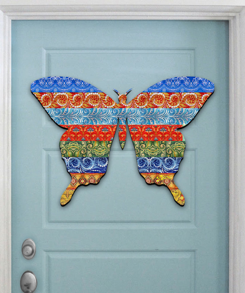 Quilted Butterfly Door Hanger