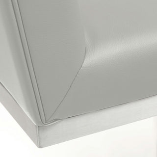 TOV Furniture Helsinki Light Grey Steel Barstool (Set of 2)