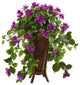 Bougainvillea Artificial Plant in Stand Planter