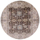 Ahgly Company Indoor Round Mid-Century Modern Area Rugs, 5' Round