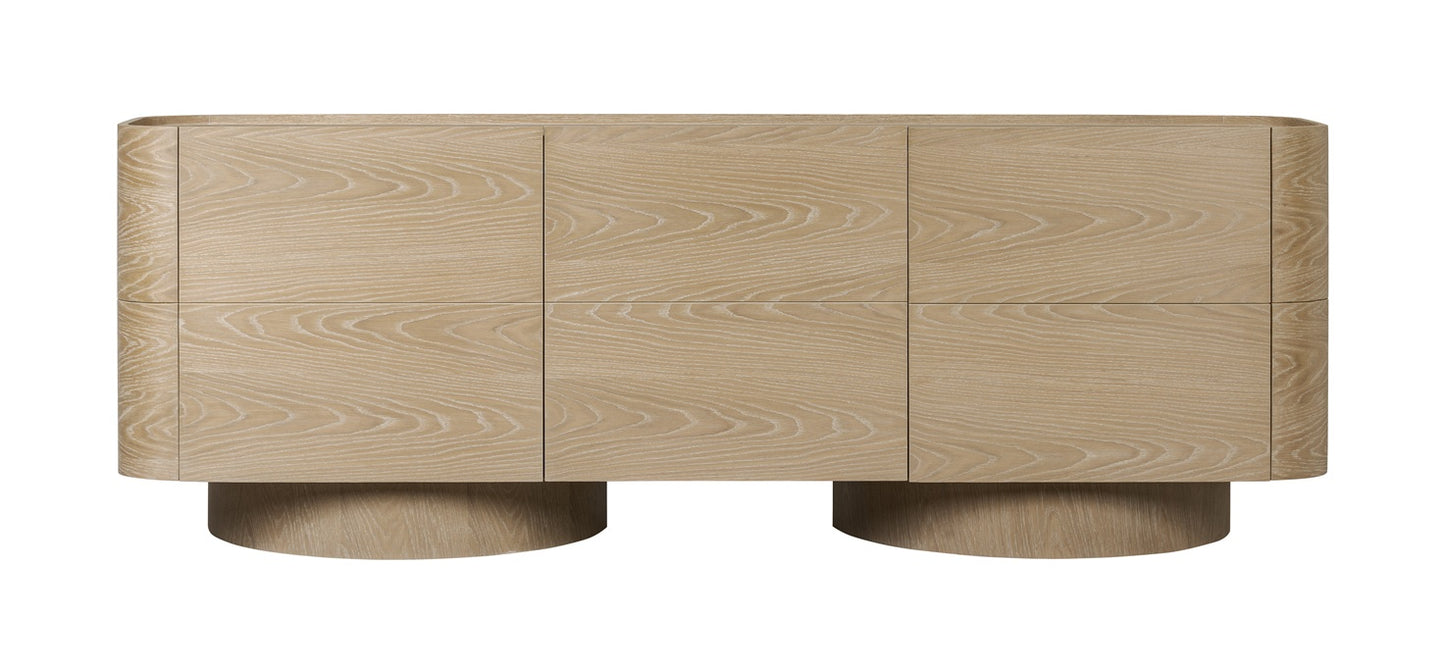 Bellevue 3-Dr Sideboard, Blonde Oak