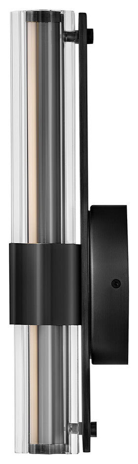 Hinkley Georgette Medium Led Sconce, Black