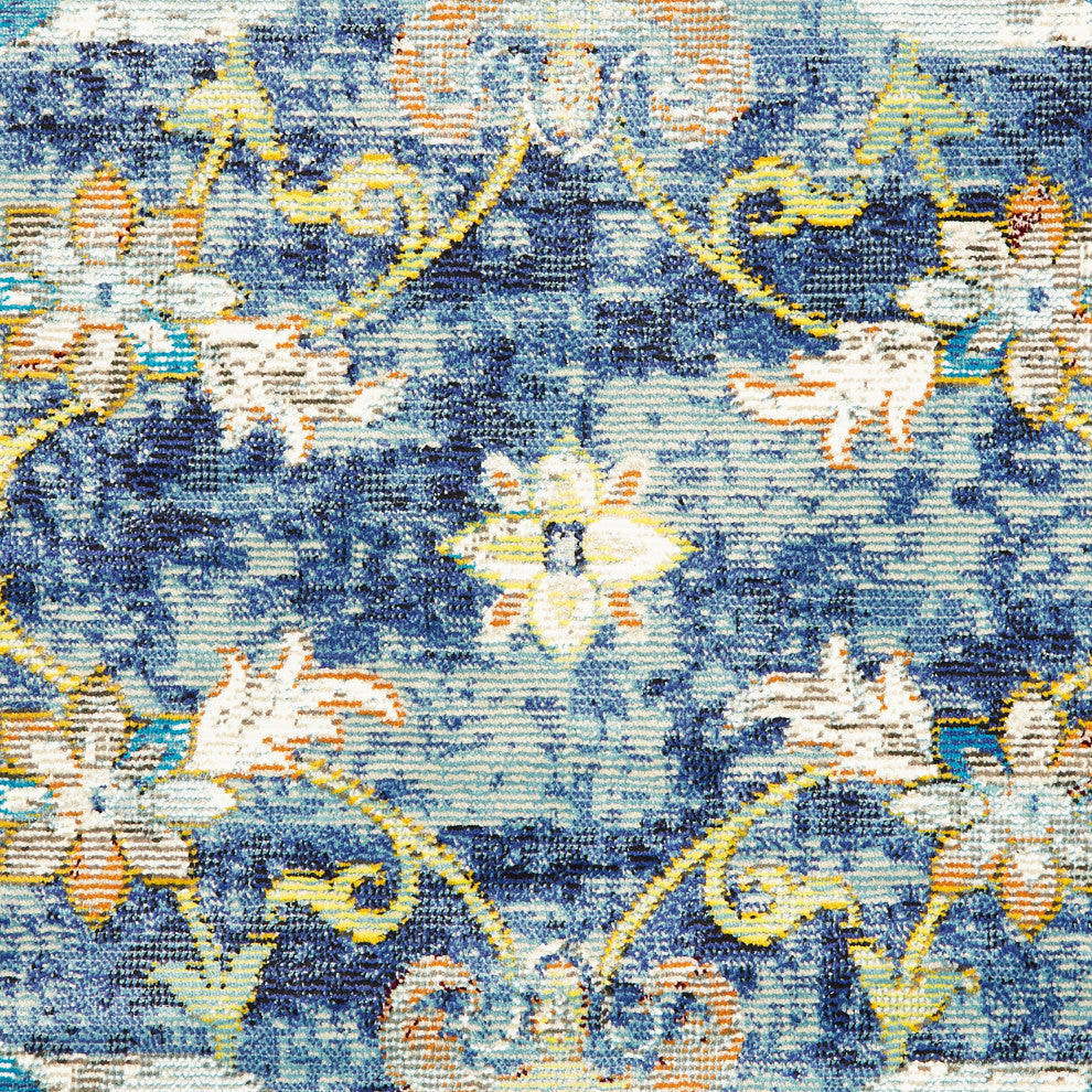 Blue Jacobean Runner